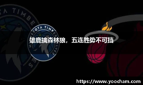 雄鹿擒森林狼，五连胜势不可挡